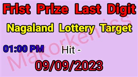 nagaland lottery last digit number|Nagaland State Lottery dear .